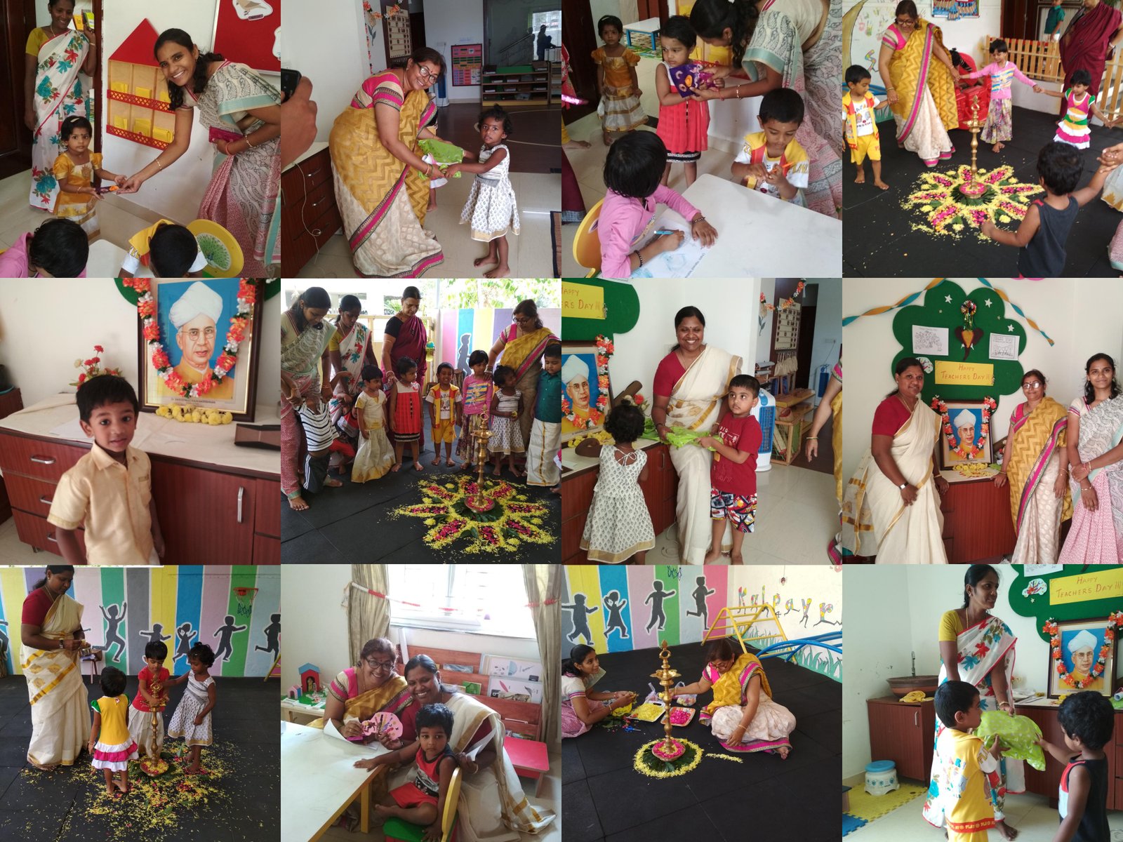 Teachers’ Day & Onam Floral Pookkalam
